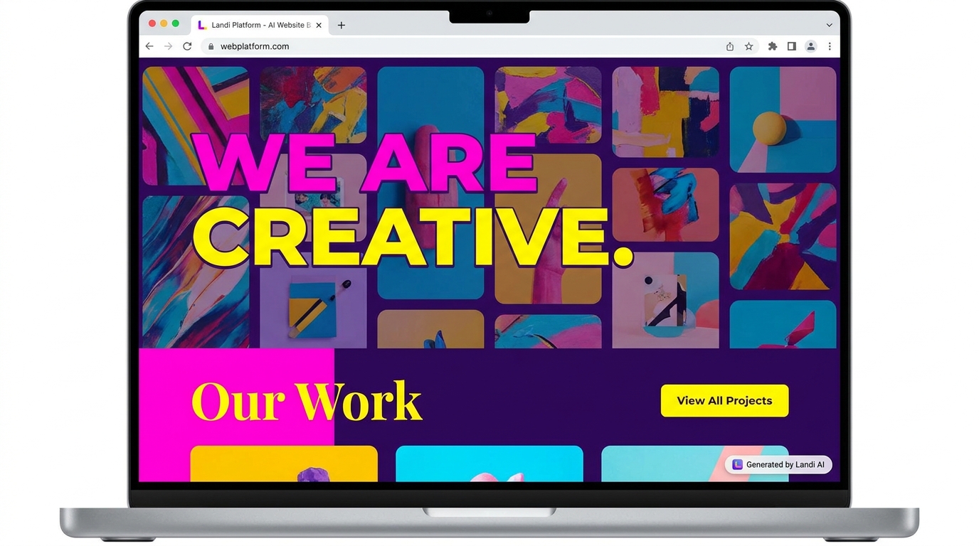 Creative Agency Website Example