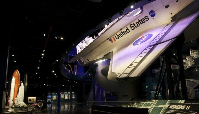 Space Shuttle Atlantis exhibit at Kennedy Space Center